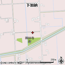 茨城県稲敷郡河内町下加納1946周辺の地図