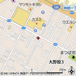 神栖大野原郵便局周辺の地図