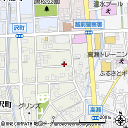 福井県越前市沢町36周辺の地図