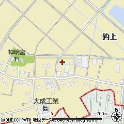 埼玉県さいたま市岩槻区釣上257周辺の地図