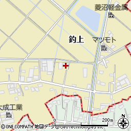 埼玉県さいたま市岩槻区釣上290周辺の地図