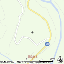 長野県木曽郡木曽町三岳倉本周辺の地図