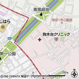 千葉県流山市駒木台493周辺の地図