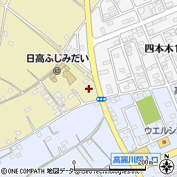 ローソン日高新堀店周辺の地図