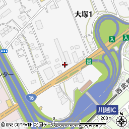 埼玉県川越市大塚周辺の地図