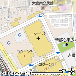 宮武讃岐うどんコクーンシティ 埼玉新都心店周辺の地図