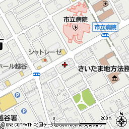 じゃぱん亭東越谷店周辺の地図