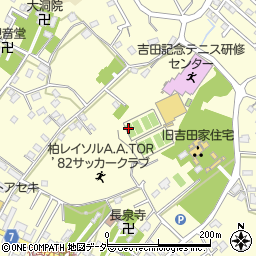 千葉県柏市花野井周辺の地図