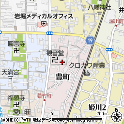 福井県雅楽会周辺の地図
