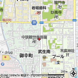 福井県越前市御幸町7周辺の地図