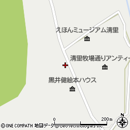 清里ポニー牧場周辺の地図