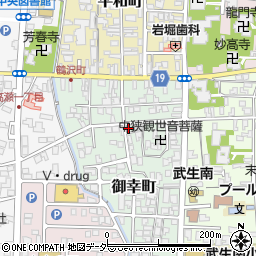 福井県越前市御幸町9-21周辺の地図