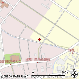 埼玉県越谷市増森152周辺の地図
