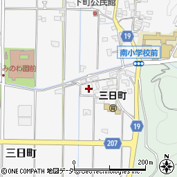 長野県上伊那郡箕輪町三日町1490-1周辺の地図