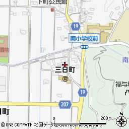 長野県上伊那郡箕輪町三日町1496-1周辺の地図