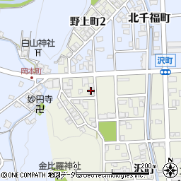 福井県越前市沢町231周辺の地図
