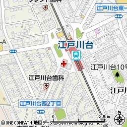 江戸川台皮膚科クリニック周辺の地図