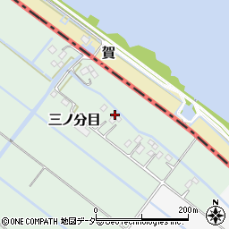 千葉県香取市三ノ分目2814周辺の地図