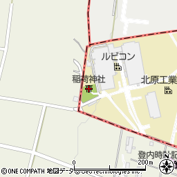 稲荷神社周辺の地図