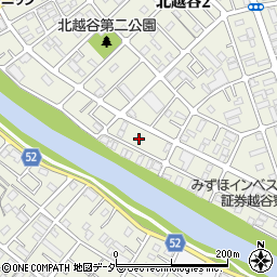 埼玉県越谷市北越谷2丁目8周辺の地図