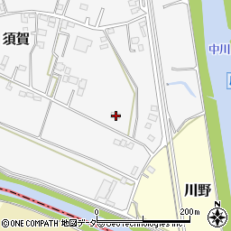 埼玉県吉川市須賀204周辺の地図