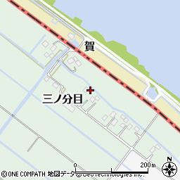 千葉県香取市三ノ分目2812周辺の地図