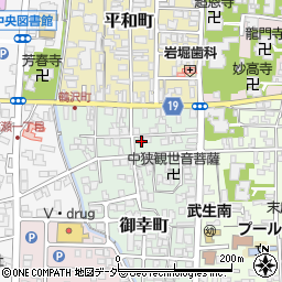 福井県越前市御幸町6-19周辺の地図