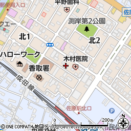 有限会社篠原塗料専門店周辺の地図