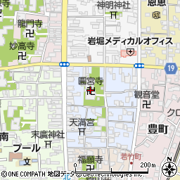 圓宮寺周辺の地図