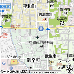 福井県越前市御幸町6-22周辺の地図