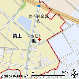 埼玉県さいたま市岩槻区釣上48周辺の地図