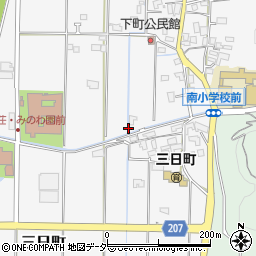 長野県上伊那郡箕輪町三日町1607周辺の地図