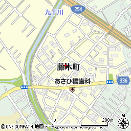 埼玉県川越市藤木町周辺の地図