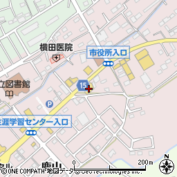 埼玉トヨペット日高支店周辺の地図