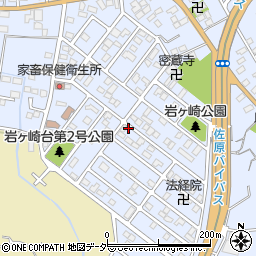 千葉県香取市岩ケ崎台周辺の地図