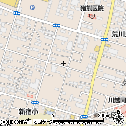 川越市新宿町販売センター周辺の地図