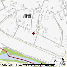 埼玉県吉川市須賀161周辺の地図
