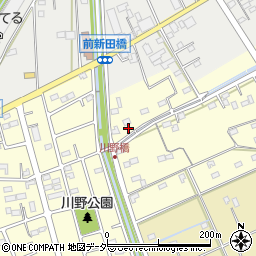 埼玉県吉川市川野46-7周辺の地図