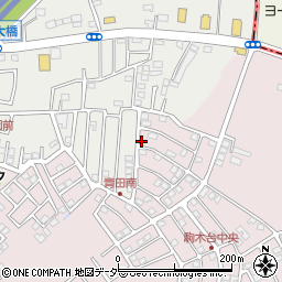 千葉県流山市駒木台599周辺の地図