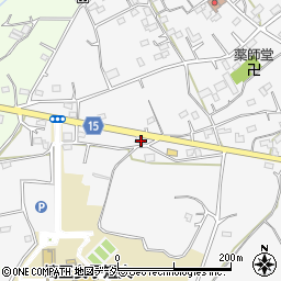 埼玉県日高市女影1696-8周辺の地図