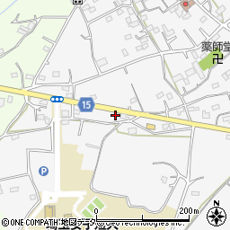 埼玉県日高市女影1696周辺の地図