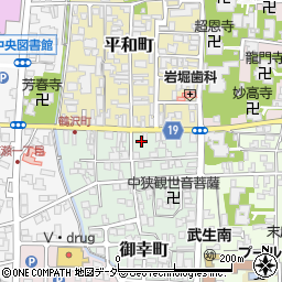 福井県越前市御幸町1-22周辺の地図