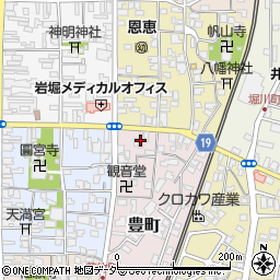 福井県越前市豊町3-22周辺の地図