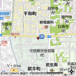 中日新聞武生専売店周辺の地図