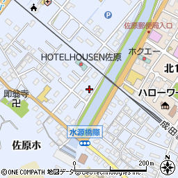 千葉県香取市佐原ホ695周辺の地図