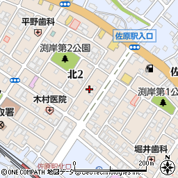 千葉県香取市北2丁目12-2周辺の地図