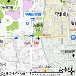 ヘアーサロン・増田周辺の地図
