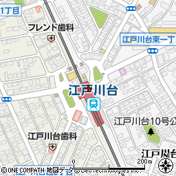 東武鉄道株式会社　江戸川台駅周辺の地図