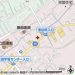 埼玉県日高市鹿山284周辺の地図