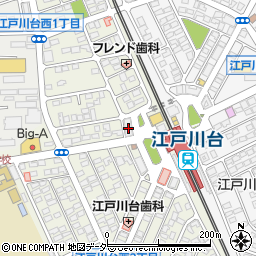 京葉銀行江戸川台支店 ＡＴＭ周辺の地図